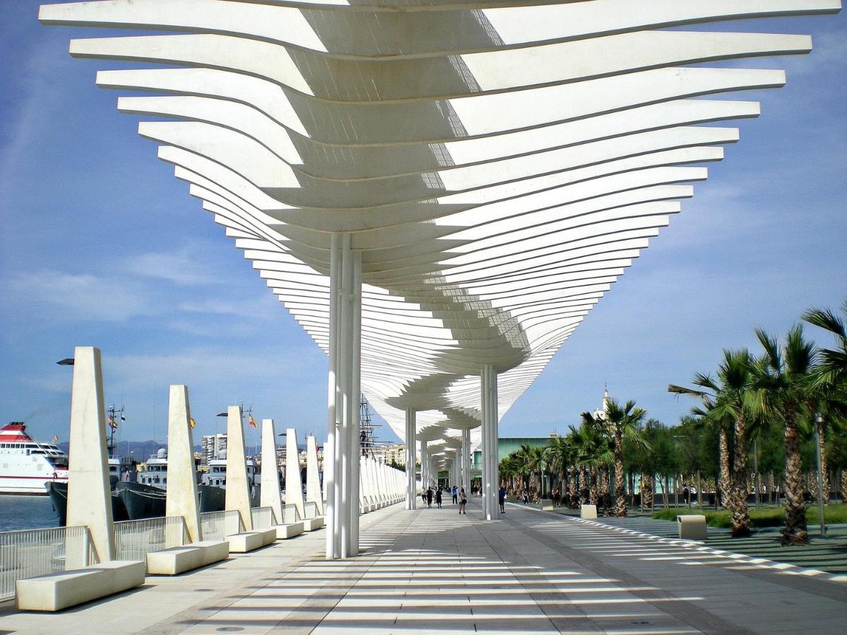 Del Parque Flats Estudio Lagunillas Málaga Eksteriør billede